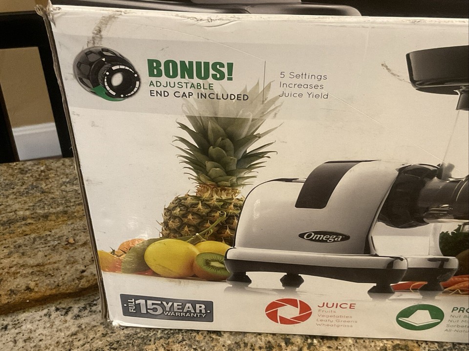 Omega J8006HDC Cold Press Juicer Machine, Vegetable and Fruit Juice