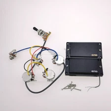 Humbucker Ceramics Closed passive Electric Guitar Pickups 1C Wire Wiring Harness