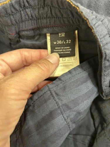 Scotch & Soda Warren Men's Blue Size 30 x 29.5 Cotton/Linen Pants (A5) - Picture 7 of 7