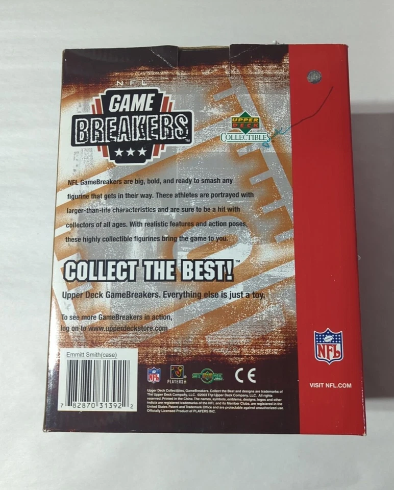 Emmitt Smith Arizona Cardinals 2003 NFL Game Breakers figura de acción cubierta superior Foto 2 de 3