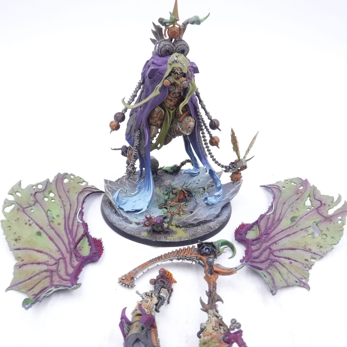 200 PIECE Warhammer 40K Death Guard Army Set Painted 200 PIECE Warhammer 40K Death Guard Army Set Painted