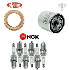 Tune Up KIT Plugs Oil Filter Gasket for Infiniti FX35 V6; 3.5L 2009