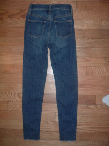 Old Navy Girls Blue Denim 360 Stretch Extra High-Rise Ballerina Jeggings Size 8 - Picture 3 of 3