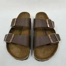 Birkenstock New w/ Box Arizona Dark Brown Birko-Flor Narrow Width-Select Size