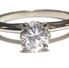 GIA certified I1 F 14k white gold 1.03ct diamond solitaire engagement ring 2.5g  — photo 2
