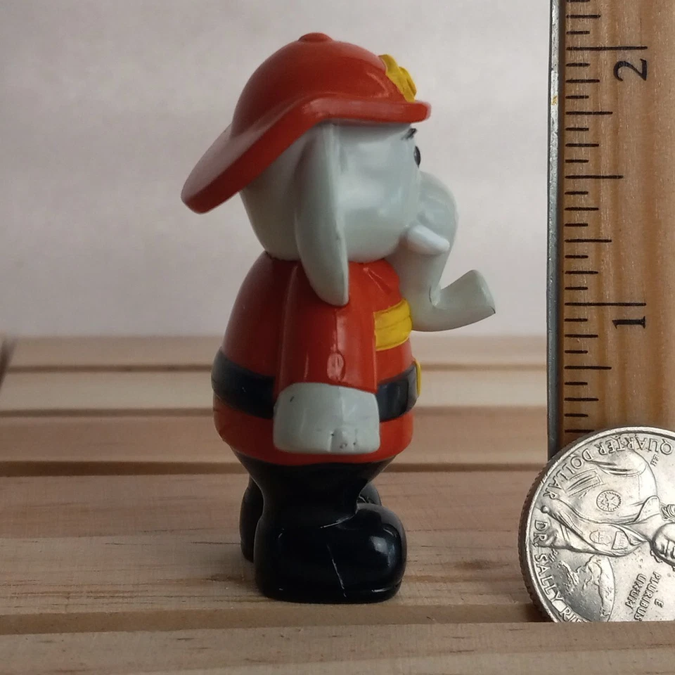 Ganz Webkinz Elephant Firefighter Mini Figure Toy Collectible Webkins - Image 2 of 4