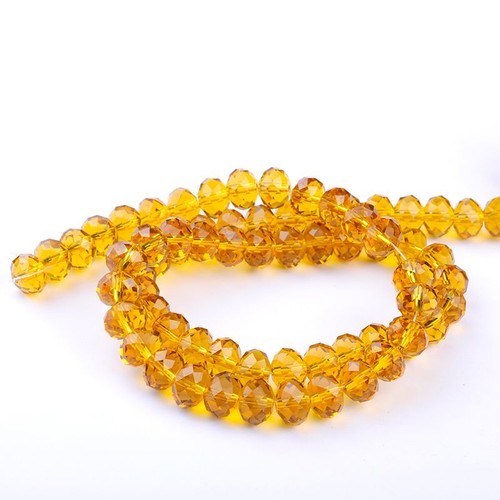 Bola redonda Rondeles cuentas cristal vidrio cuentas espaciadoras sueltas hágalo usted mismo joyería 71 piezas/lote - Imagen 4 de 30