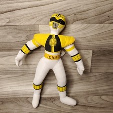 Vintage 1994 Power Rangers 13  Plush White Ranger Ace Novelty Saban Tommy RARE