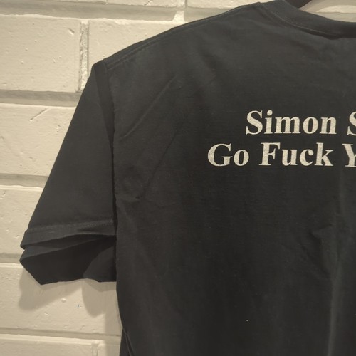 Vintage George Carlin - Simon Says Go F Yourself - Black T-shirt XL - Picture 10 of 14
