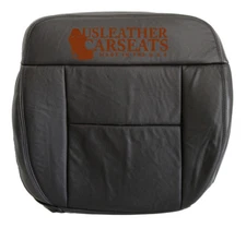 2007 Ford F-150 Lariat -Driver Side Bottom Replacement Leather Seat Cover Black