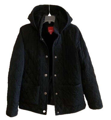 esprit women's quilted hooded jacket us size M