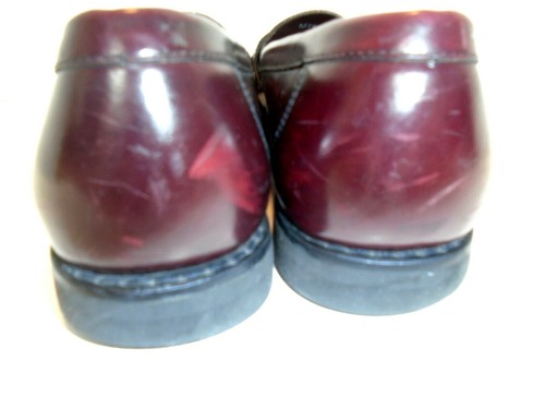 Rockport Brasilien Burgunderrot Leder Fransen Schnalle Halbschuhe Herren 10M (M2817) - Bild 8 von 9