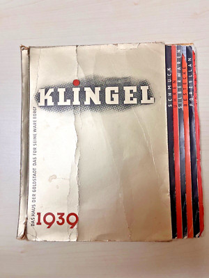 Klingel 1939 * Katalog Versandhauskatalog Schmuckkatalog Schmuck Uhren Bestecke