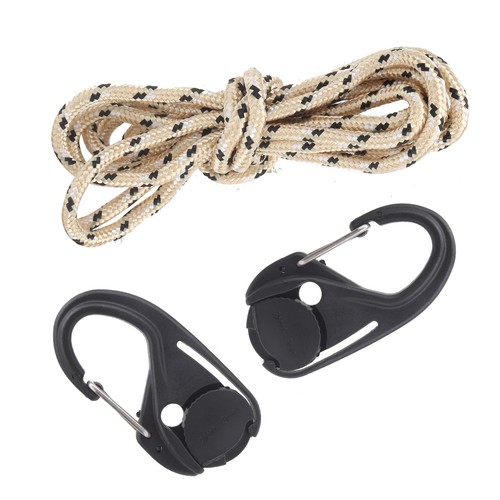 Trinquete de cuerda Tensor de cuerda de camping 2 piezas para tienda de campaña para senderismo para camping - Imagen 4 de 12