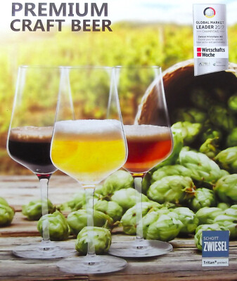 2 Bier-Degustations-Gläser SCHOTT ZWIESEL -PREMIUM CRAFT BEER- TASTING GLAS SET