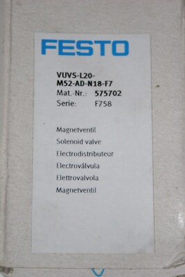 Festo VUVS-L20-M52-AZD-N18-F7 Solenoid Valve 575702