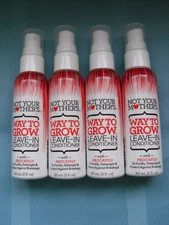 4 Pack ~ Not Your Mother’s WAY TO GROW Leave-In Conditioner Spray~ Total 8 fl 