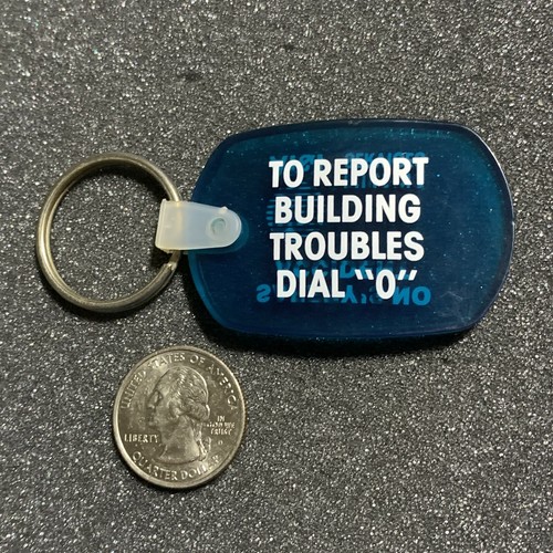 AT&T Telephone Building Services Safety No Accident Keychain Key Ring #41220 - Picture 2 of 2