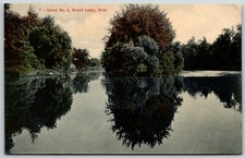 Island Number 4, Grand Ledge, Michigan - Postcard