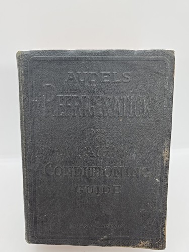 VTG 1944 Audels Refrigeration & Air Conditioning Guide Edwin P. Anderson 1944 - Picture 2 of 9