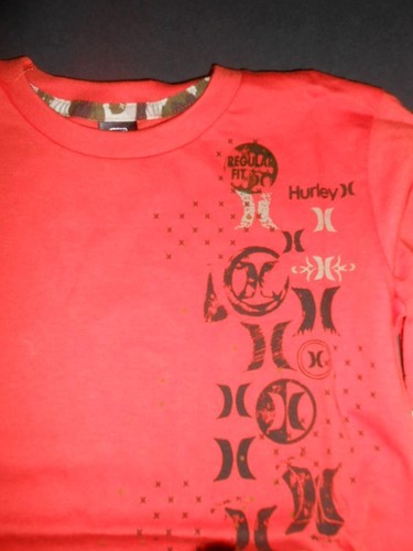 New Hurley One & Only Skateboard CLASSIC Youth/Boy T-Shirt Org Size 6 (L) S87 - Picture 2 of 4