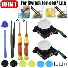 19pcs 3D Analog Joystick Replacement Repair Tool Kit For Nintendo Switch Lite