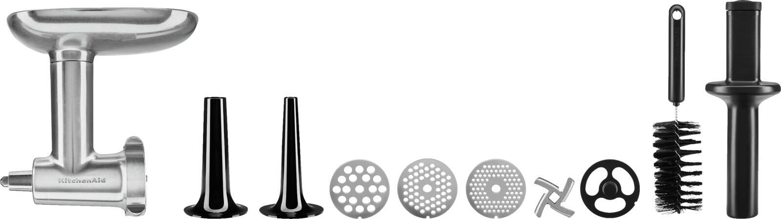 Kitchenaid Fleischwolf 5KSMMGA Ganzmetall + Zubehör für Küchenmaschine