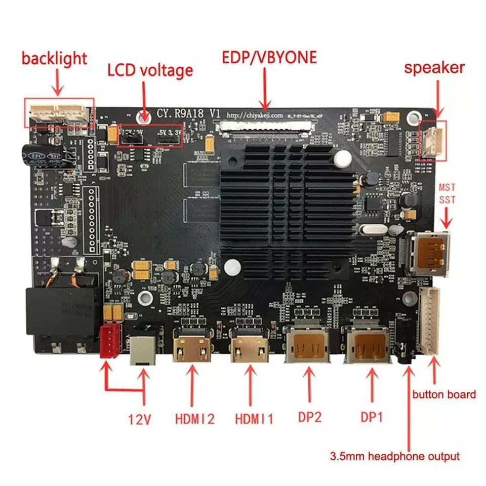 For imac 27 A1419 LM270QQ1 2+2DP 5K HDR LCD Controller Board Kit late 2015 - Image 2 of 4