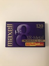 Maxwell 8mm Camcorder Videotape Hi 8 XR-Metal Professional Quality 120 Sealed