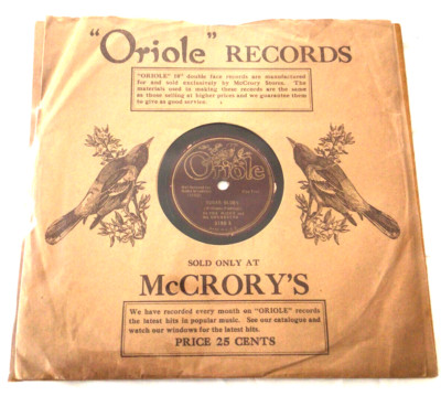 78 RPM ''SUGAR BLUES/TEAR IT UP'' CLYDE MCCOY - 1931