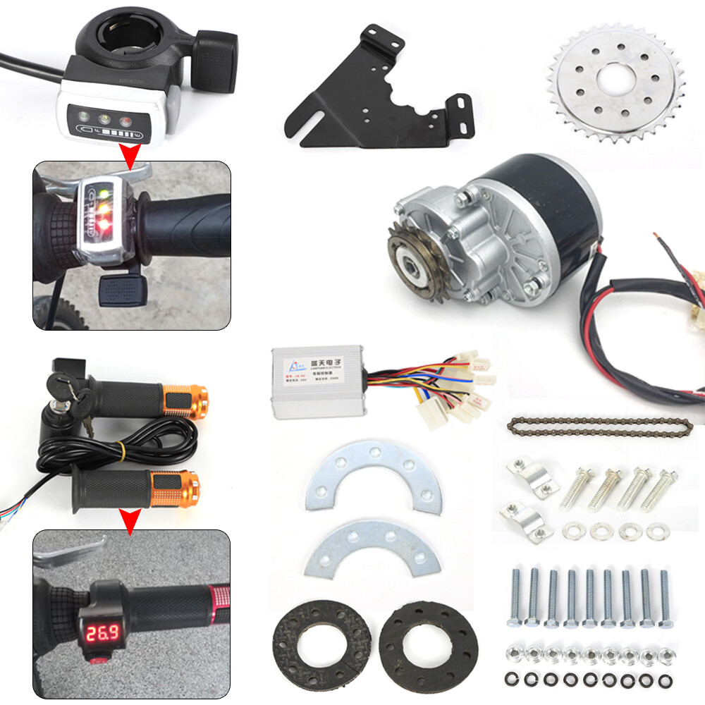 24V 250W Electric Bicycle Bike Conversion Kits E-Bike Brush