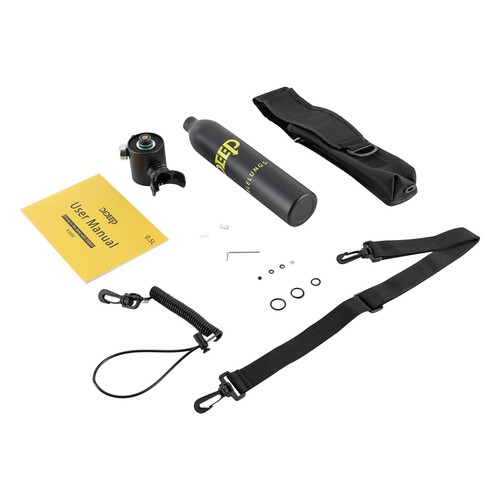 0.5L Mini Scuba Tank Underwater Diving Portable Breath Lungs Scuba Oxygen Tank - Picture 6 of 13