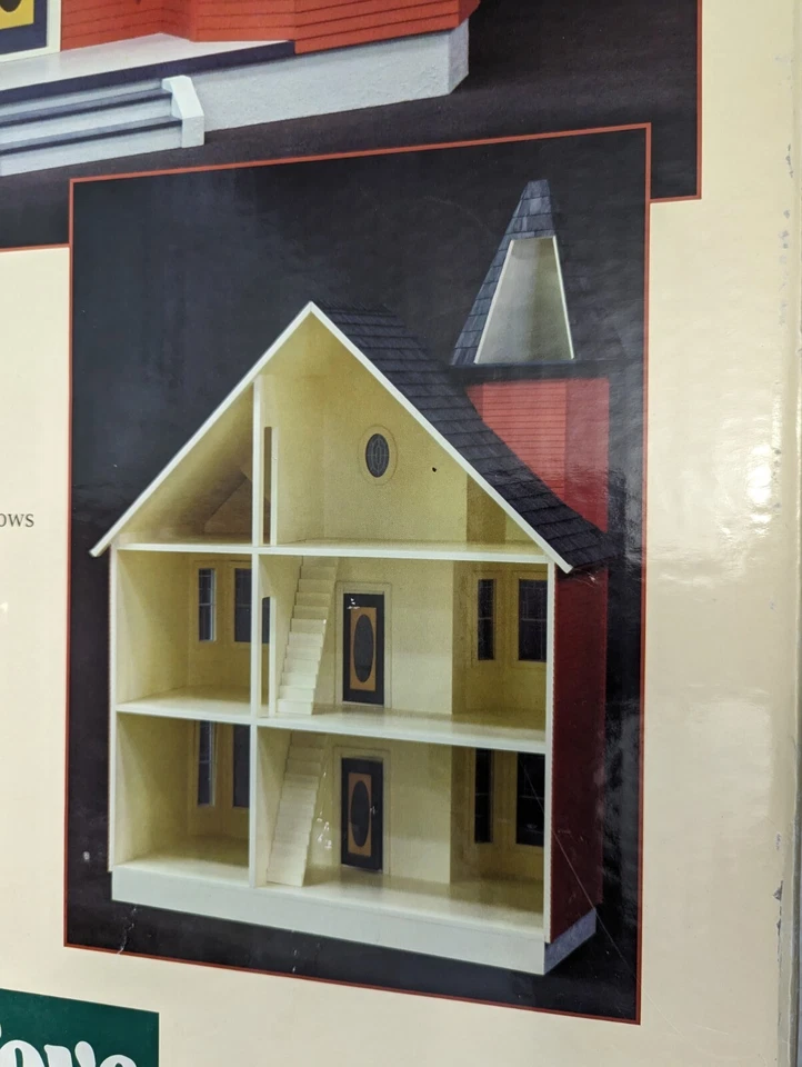 Kit de casa de muñecas Real Good Toys victoriano pintado dama modelo # JM4600 sin montar Foto 3 de 4