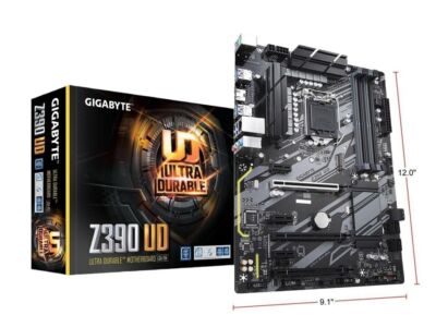 GIGABYTE Z390 UD LGA 1151 (300 Series) Intel Z390 ATX Motherboard for 9900K