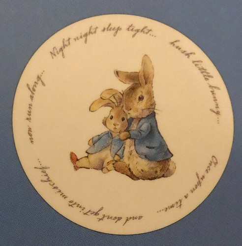 PETER RABBIT EASTER SET OF 4 ASSORTED APPETIZER PLATES BEATRIX POTTER - Picture 5 of 8