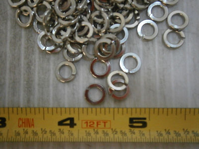 Split Lock Washer #10 Phosphate Bronze Nickel Plated lot of 100 #496