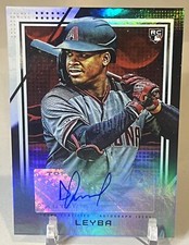 Domingo Leyba RC Rookie Autograph 2020 Topps Fire #FA-DL Arizona Diamondbacks