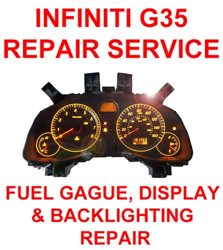 Infiniti G35 2005-2007 Instrument Gauge Cluster REPAIR - 第 1/1 張圖片