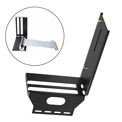 PCIe 16X Riser Card Vertical Bracket Mount GPU Holder Kickstand Base Kit