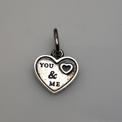 Pandora Sterling Silver You Me Together Forever Charm Pendant 791430  - Main Image