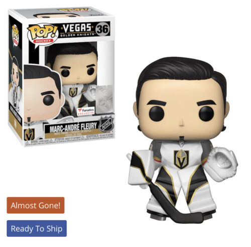 Funko Pop MARC-ANDRE FLEURY WHITE JERSEY Fanatics EXCLUSIVE Golden Knights #36  - Picture 1 of 1