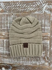 Hot item! CC Beanie New Women's Knit Slouchy Thick Cap Hat Unisex Solid Color