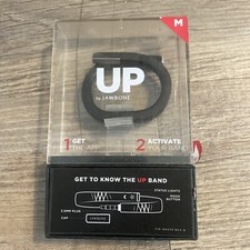 Up by Jawbone Wristband Activity Tracker - Medium - Onyx, New Open Box
