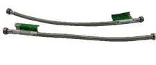 HOMEWERKS 20" Faucet SupplyLine 1/2" x 1/2 Braided Stainless Steel Lotof2 149