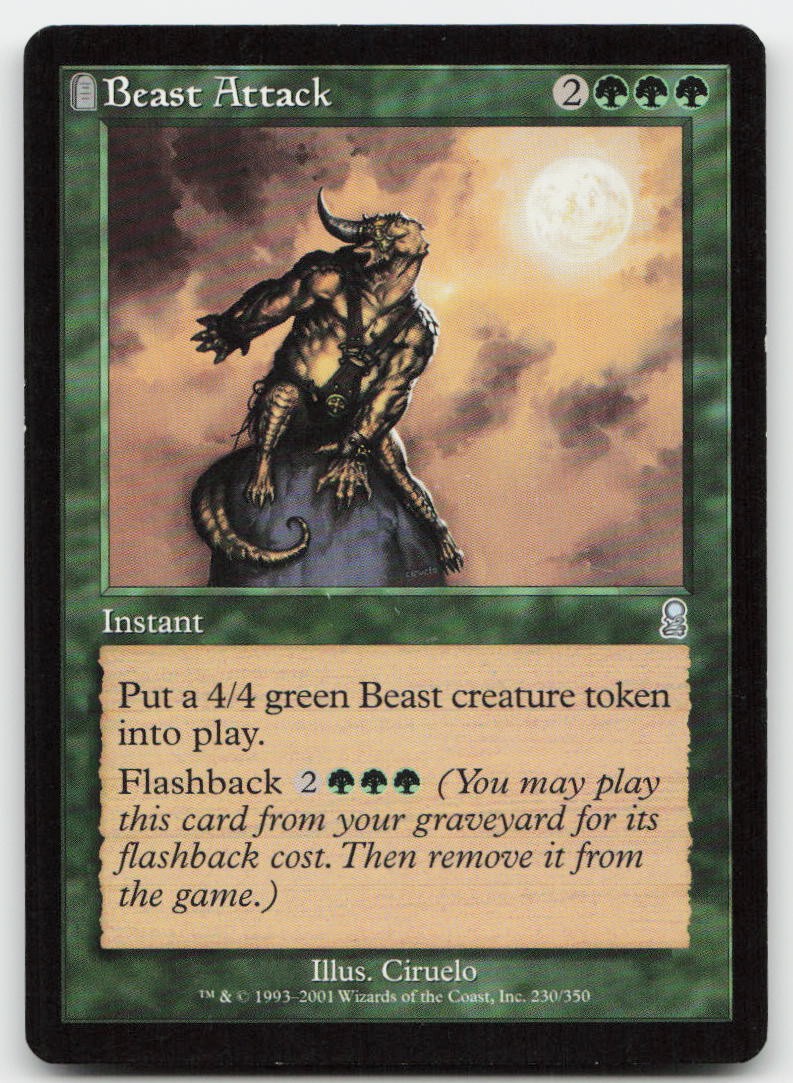 Beast Attack #230 (LP) Odyssey ODY Magic MTG
