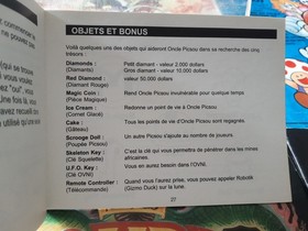 Notice Manuel Original De Jeu Ducktales Duck Tales  Pour Nintendo Nes en FRA