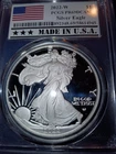 2022-W 1oz U.S. Mint Proof Silver American Eagle PCGS PR69 Dcam Flag Holder