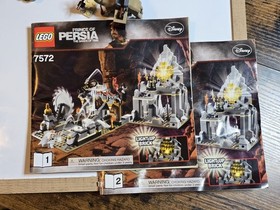 LEGO Prince of Persia: (7571 and 7572) ALL Pieces, Minifigs, and Manuals. No Box