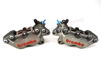 Brembo P4 30/34 Axial Bremssättel (Paar) 40mm Aufnahme mit Titan-Finish