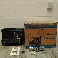 Chinon Sound 7500 8mm Projector - Black - Boxed